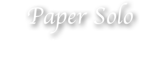 Paper Solo
no paint - no pen - no ink
only layers of exquisite paper